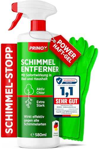 Profi Schimmelentferner Set inkl. 2 Schutzhandschuhe - Schimmelspray mit...