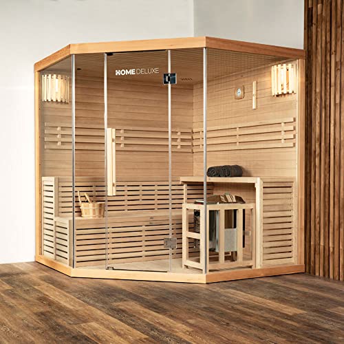 Home Deluxe - Traditionelle Sauna - Skyline XL Big - 200 x 200 x 210 cm -...