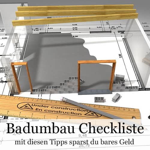 Badumbau - das Bild zeigt ein neu geplantes Badezimmer