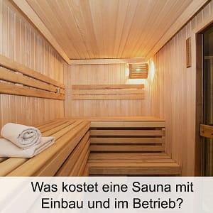 Sauna Einbau im Bad Kosten Preise Einbausauna Außensauna Was kostet eine Sauna